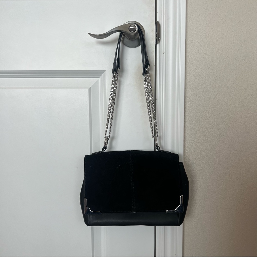 Topshop Suede/ Leather Purse